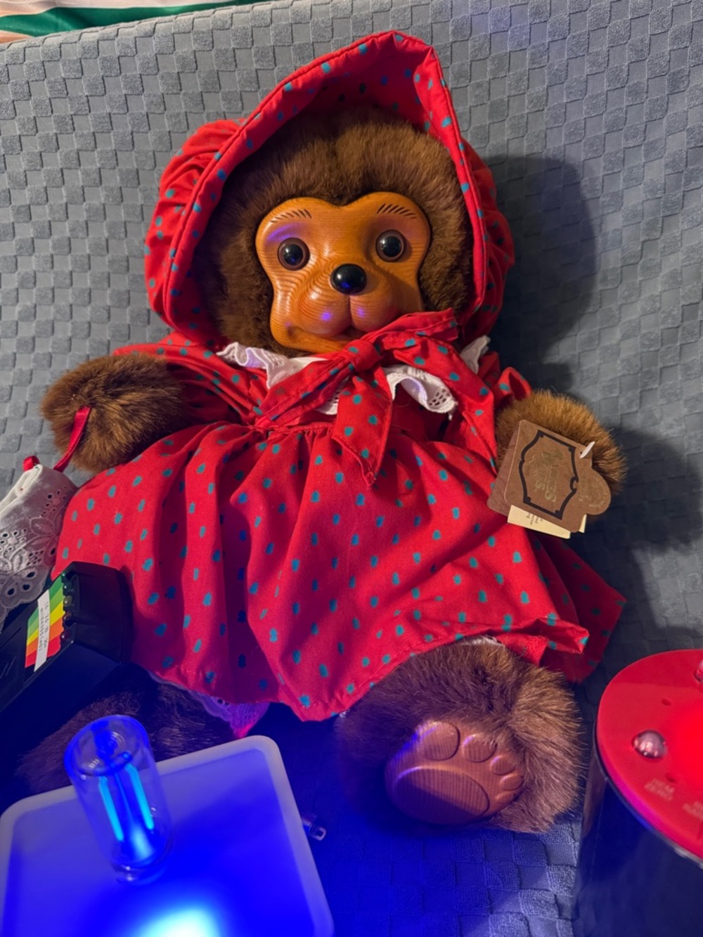 Vintage  Bear with Paranormal activity